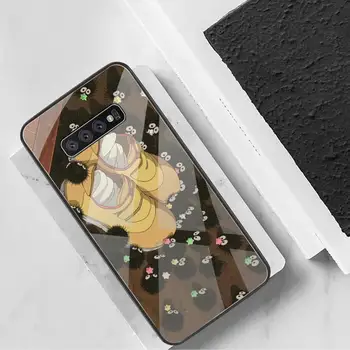 YJZFDYRM Studio Ghibli Spirited Away Totoro Caz Telefon din Sticla Temperata Pentru Samsung S20 Plus S7 S8 S9 S10 Plus Nota 8 9 10 Plus
