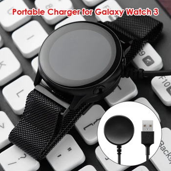 Wireless Charging Dock Cablu pentru Samsung Galaxy Watch 3 Active 1 2 ceas Inteligent de Alimentare prin USB Cradle Adaptor Încărcător Cablu de 1m