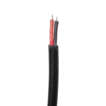 5V USB 2.0 de sex Masculin Jack 2Pin 2 de Alimentare de Sârmă Cablu de Încărcare Cablu DIY 1m Fir Cu intrerupator