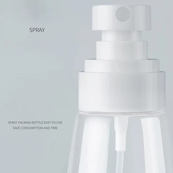 5Pcs 60Ml de Călătorie de Plastic Clar Parfum Goale Mici Sticle de Spray