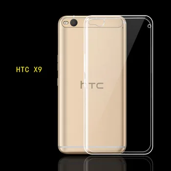 Pentru htc x9 x9u caz de telefon Transparent culoare clear din Silicon moale acoperă o x9