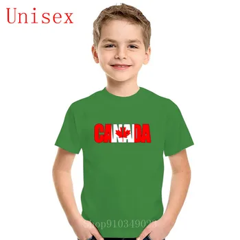 Demonstrați-vă sprijinul pentru Canada imprimare copii tricou 3D Imprimate Fete haine Streetwear Haine pentru Copii O-Gât Kpop haine băiat