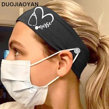 Femei Noi Personalizate Imprimate de Păr Banda de Lapte Nou-mătase Butonul Mască de Păr Banda de Sport Yoga Cap Cu Femei Accesorii de Par Drăguț