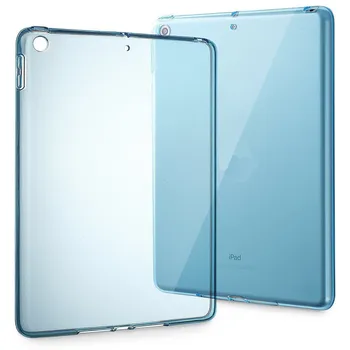 Bomboane Transparent TPU Slim Caz Pentru iPad 9.7 2017 2018 Cove Caz Clar Poly Gel Rezistență la Șoc Coajă de Protecție
