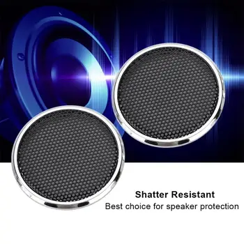 2 BUC 1 inch Boxe Audio Decor de Protecție Gratare Acoperirea ochiurilor de plasă de Oțel Caz Sfărâma Rezistent