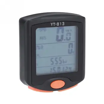 Cu bicicleta prin Fir/Wireless, Cronometru LCD Mare, cu Iluminare din spate Impermeabil Calculator de Biciclete Vitezometru cu contor de parcurs pentru 4-40inch Biciclete