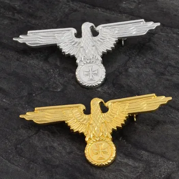 1buc Militar German Vulturul de Aur/Argint de Culoare Broșe Insigne pin Rever Broșe Capac Cocarda pentru Bărbați bijuterii