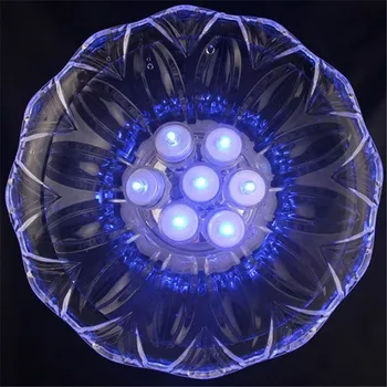(100 piese/lot) rezistent la Nunta Subacvatice Baterie LED Decor Floral Ceai Vaza Sub Floralyte Decor Iluminat
