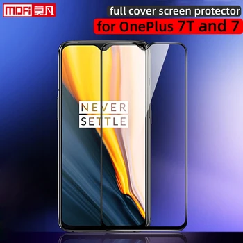 Ecran protector pentru oneplus 7t sticlă călită un plus de 7 complet acoperi 2.5 D ultra subțire Un Plus 7T edge-to-edge acoperire film mofi