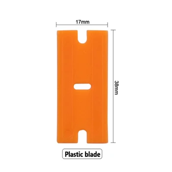 Mâner Autocolant Instrument de Ștergere Curățare Profesională Piese Accesorii 21pcs Plastic Lama de Metal Lama Racletei