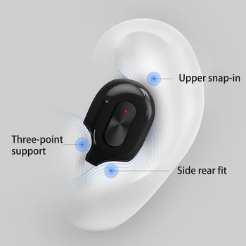 Bluetooth 5.0 Wireless Căști 3D Sunet Stereo Căști TWS Căști Sport Căști cu Microfon Portabil și de Încărcare cutie