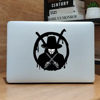 V de la Vendetta Vinil Laptop Autocolant pentru Macbook Decal Pro 16