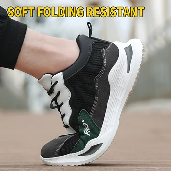 2021 Noi de Lucru de Siguranță Pantofi pentru bărbați din Oțel Picior Anti-Zdrobitor Anti-Puncție Lumină Moale Confortabil de Protecție Cizme femei Adidas 35-46