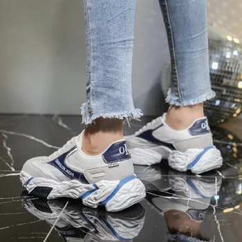 Pantofi pentru femei 2020 toamna anului nou student de moda sălbatic stradă fotografiere pantofi de sport fund gros crescut pantofi