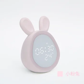 Led Oglindă Ceas Deșteptător Digital Snooze Ceas de Masa Mini Copii Inel Ceas de Timp Elektronik Saat de Buzunar Ceas Deșteptător Drăguț HH50NZ