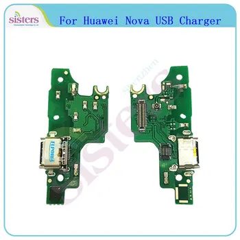Pentru Huawei Nova Incarcator USB Port de Încărcare Conector Dock Cablu Flex Modulul de Bord Microfon Încărcător Cablu Flex Pentru Huawei Nova