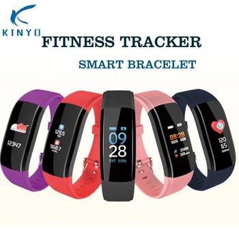 Actualizat tracker de fitness brățară inteligent impermeabil rata de inima smartband memento apel sport tracker inteligent bratara pk mi band 3