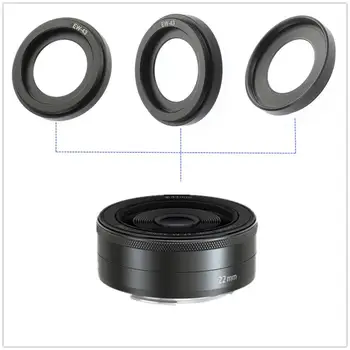 De Brand Nou și de Înaltă Calitate EW-43 EW43 Metal Lens Hood Capac Filet de 43mm Pentru C-anon EF-M 22mm f/2 STM Camera