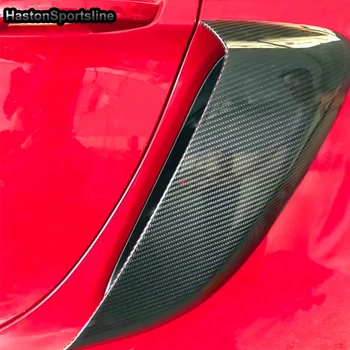 Partea Aripii Spate Guri De Aer Kit De Ornamente Din Fibra De Carbon Pentru Porsche 718 Boxster Cayman 2016 2017 2018 2019