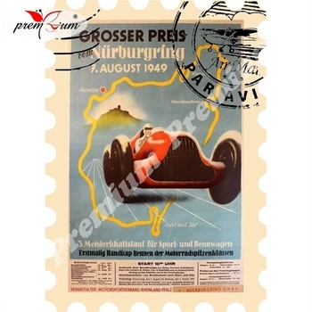 Magnet de frigider de suveniruri Grand Prix Репринт винтажного постера
