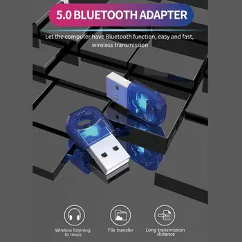 Noul Bluetooth 5.0 Transmițător Receptor 3.5 mm Aux Jack Stereo de Muzică Audio Adaptor Wireless pentru TV, PC Car Kit-ul cu Butonul de Control