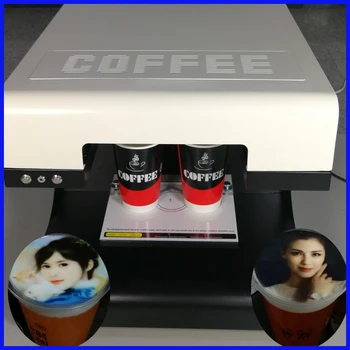Detecta automat 2 cesti de Cafea Printer & 3D cafea printer mașină