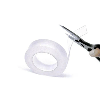 20mm față-verso Casete 1M Reutilizabile Impermeabil Puternic Adhensive Cinta Transparent Nano Banda de Autocolant pentru Reparații de uz Casnic