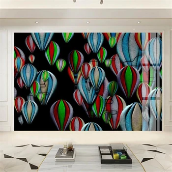 Wellyu Personalizate pictura murala mare de protecție a mediului arta abstractă modernă balon cu aer cald camera copiilor fundal pictura pe perete