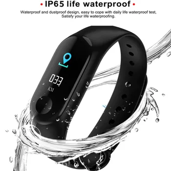 M3 Smart Watch Sport Band Inteligent Monitor De Presiune Sanguina Smartwatch-Bratara M3 Plus Bratara Pentru Copii Barbati Femei Uita-Te La Ore