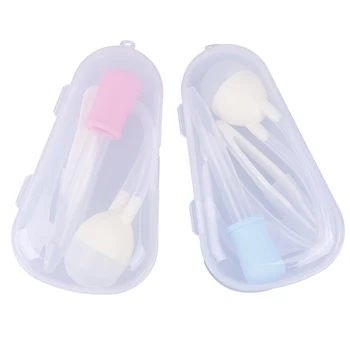 3PCS/Set Igienic în condiții de Siguranță Muc de Demontare a Ajuta Copilul Respira Baby Aspirator Nazal Sanitare Instrument de Gura de Aspirație Nasul Curat