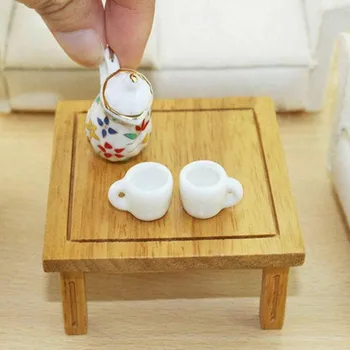 Miniatura Pahare Tacamuri Accesorii Casa Papusa Accesorii Ziua de nastere Pentru copii Copii Material Ceramic Cadouri M2O6