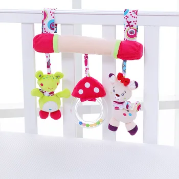 Noul Copil Drăguț Jucării Zornăitoare Pentru Sugari, Animale Pătuț/Masina/Pat Scaun Copil Accesorii De Animale Copil Cărucior Mobil Jucării De Pluș Joc Papusa