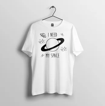 Am Nevoie de Spatiul Meu - Funny Slogan T Shirt Tumblr - Barbati Unisex din Bumbac pentru Barbati Design Topuri Harajuku Amuzant Tricouri