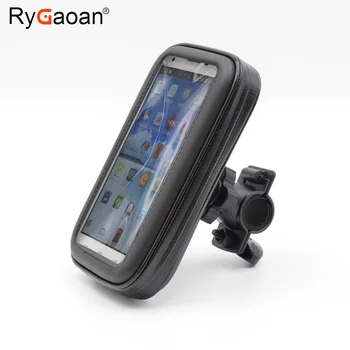 RyGaoan Motociclete Biciclete Suport de Telefon Suport de telefon Pentru Moto Suport Sac Pentru Mobil Iphone GPS Bicicleta Suport Capac rezistent la apa