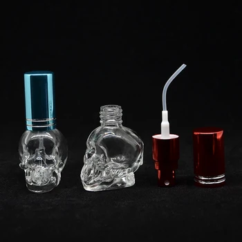 8 ML Speciale de Forma Craniului Sticlă Sticla de Parfum de Colorat Cu Pălărie Frumoasă Pahar Gol Spray Sticla Cosmetice Reconstituirea fr