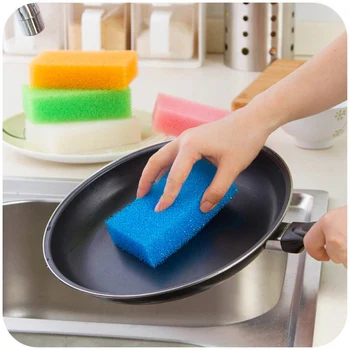 10buc Artificiale Lufa Non-stick de Ulei Exfoliant Bureți De Bucătărie Preparate de Curățare de Culoare Aleatorii de Bunuri de uz Casnic