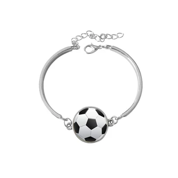 2018 de Fotbal brățară Bijuterii de Fotbal brățară de argint Cadou pentru Jucător de Fotbal cadou
