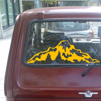 40649# Die-Cut Vinil Decal Munții Stâncoși Masina Autocolant Impermeabil Auto Decoruri pe caroserie Bara Spate Geam