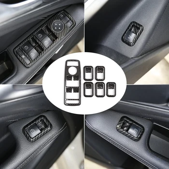 Pentru Mercedes Benz GLS 6Pcs Fibra de Carbon ABS Geamului Capacul Panoului de Masina Stilului Ornamental