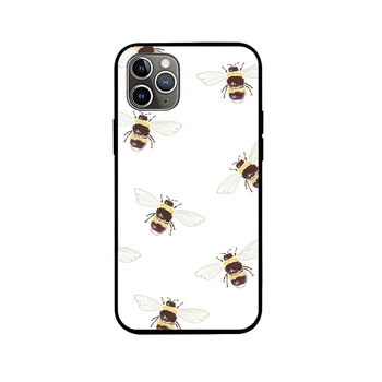 Pentru IPhone 6 6s 7 8 Plus X XR XS MAX IPhone 11 Pro Max Cazul Desene animate Albine Model Silicon Moale Caz de Protecție insecte Capacul Telefonului