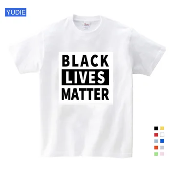 Viețile negrilor Contează Pătrat Copii Fete tricouri Bumbac Casual Amuzant Tricou Harajuku T-shirt de Sus Băieți Fete Albe de Vara tricouri
