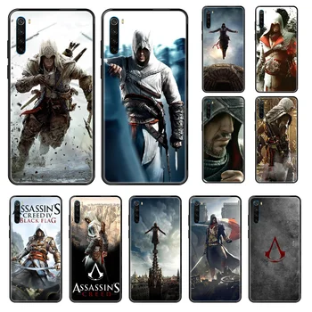 Joc Assassin ' s Creed Altair Telefon caz Pentru Xiaomi Redmi Notă S2 4 5 6 7 8 O S X Plus Pro negru tpu hoesjes silicon Etui de artă