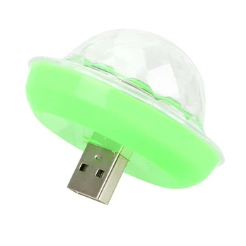 FORAUTO DC5V Mini USB led Lumini de Partid Decorative de Interior Lumina DJ Auto Felinar Rotativ Magic Ball USB LED Lumina de Scena
