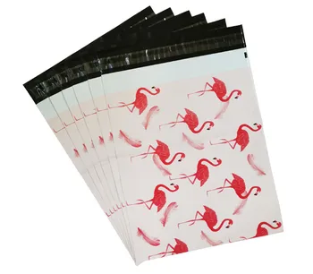 100buc/Lot Poli Mailer Adezivă Plicuri Genti Curier Cadou Flamingo Sac de Plastic de Corespondență Cadou Jucării, Cutii de Ambalare Sac de Desene animate