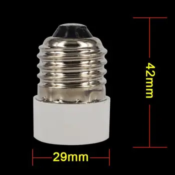 Kebidu 2 buc/lot de Înaltă Calitate LED-uri Bec Lampa Adaptor E27 la E14 extinde Baza