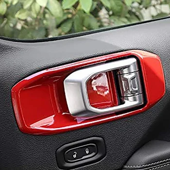 Masina Interior Usa Maner, Capac Castron Benzi Decorative, Înapoi Mâner Accesorii de Interior pentru Jeep Wrangler JL 2018-2020