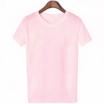 Vara Tricou Femei de Moda 2020 Fete Solid de Culoare Printuri Topuri Tricouri femei tricouri