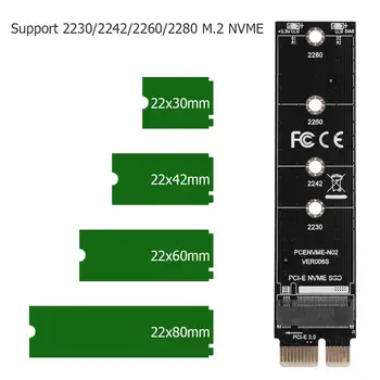 NVME Adaptor Card PCIE M. 2 SSD PCI-E3.0 1x Mare Viteză Extensia M pentru unitati solid state Convertor adaptor de Card pentru Samsung 960EVO