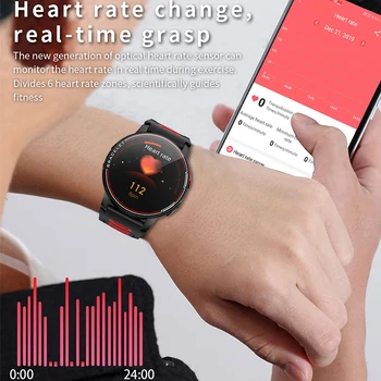 LIGE 2020 Nou Complet tactil Inteligent Ceas Barbati Sport Femei ceasuri inteligente IP68 rezistent la apa Monitor de Ritm Cardiac Tracker de Fitness Smartwatch