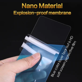 10buc/lot Clear Screen Protector Display Moale Nano Anti Explozie Protector Guard Film Pentru Oppo R17 RX17 Pro R15x R15 Neo
